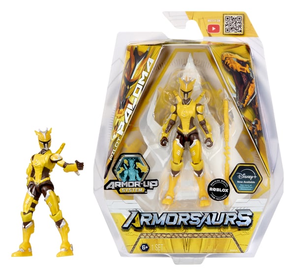 MGA Entertainment Armorsaurs 3.75” Figure- Raptor Pilot (Paloma Silva)