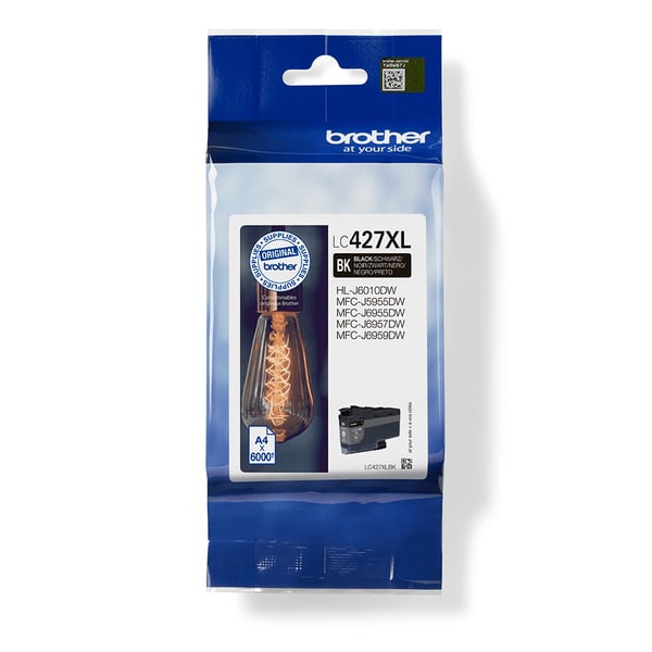 Brother LC-427XLBK bläckpatroner 1 styck Original Hög (XL) avkastning Svart