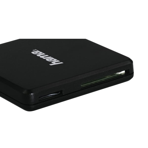 Hama 00124156 kortinlukija USB 3.2 Gen 1 (3.1 Gen 1) Type-A Musta