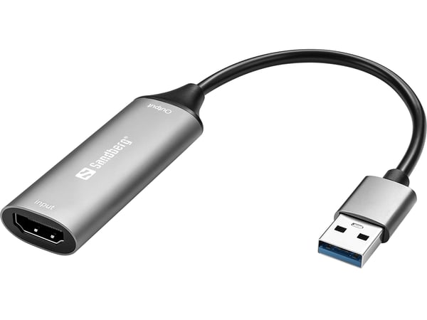 Sandberg 134-19 USB grafisk adapter Grå Sandberg 134-19 USB grafisk adapter Grå