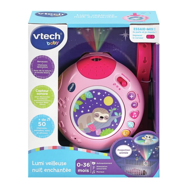 VTech Baby 80-540355 vauvojen yövalo Vaaleanpunainen