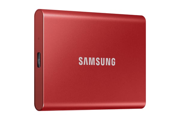 Samsung Portable SSD T7 500 GB USB Type-C 3.2 Gen 2 (3.1 Gen 2) Punainen