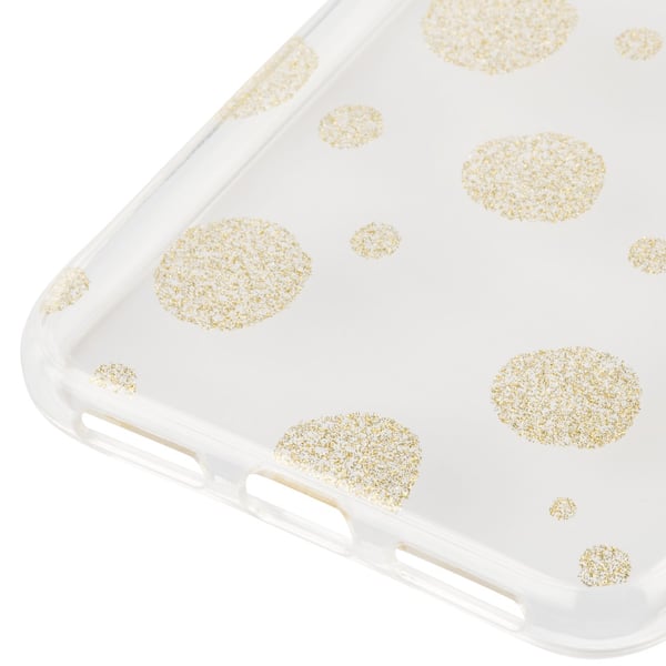 Hama Golden Circles mobiltelefonfodral 14,2 cm (5.6") Mobilskal Guld, Transparent