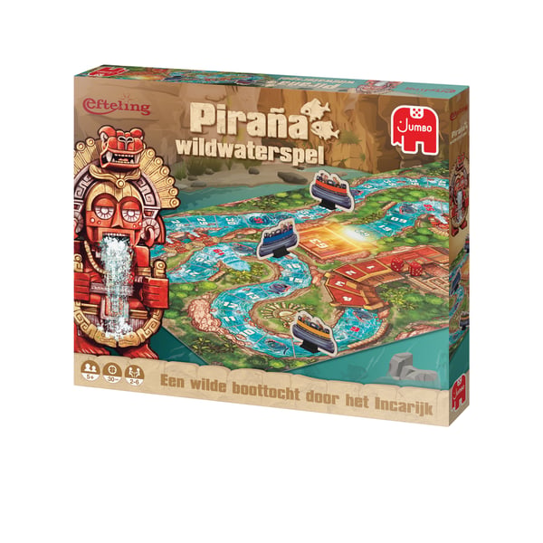 Jumbo Ganzenbord Efteling - Piraña Wildwaterspel