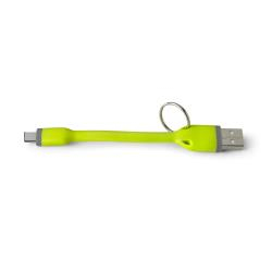 Celly USBTYPECKEYGN USB-kabel USB 2.0 0,12 m USB A USB C Grøn