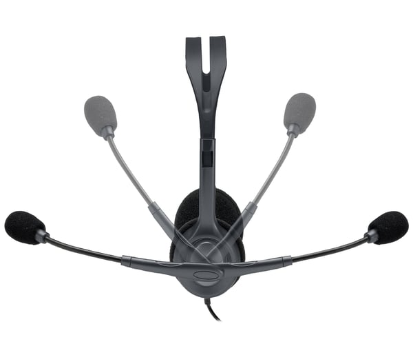 Logitech 981-000612 hovedtelefoner/headset Ledningsført Kontor/Callcenter Sort Logitech 981-000612 hovedtelefoner/headset Ledningsført Kontor/Callcenter Sort