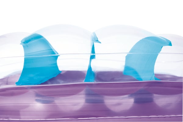 Bestway 43015 pool- och badmadrass Grön, Transparent, Gul Vinyl