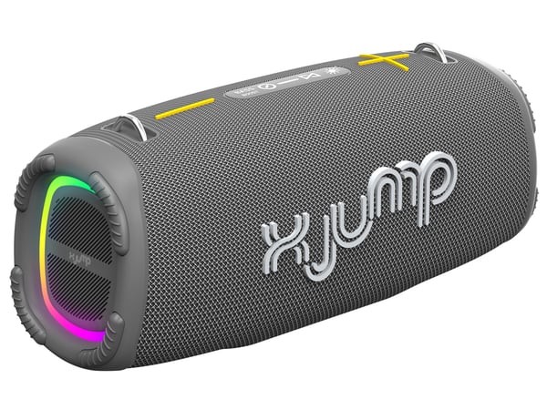 X JUMP XJ 200 Kannettava stereokaiutin Harmaa 90 W