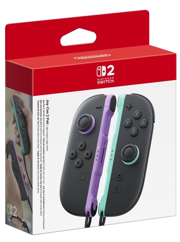 Nintendo Joy-Con 2 Svart, Lila, Grön Bluetooth Spelplatta Analog / Digital Nintendo Switch 2