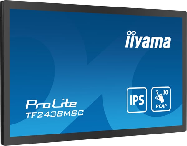iiyama TF2438MSC-B1 computerskærm 60,5 cm (23.8") 1920 x 1080 pixel Fuld HD LED Berøringsskærm Sort