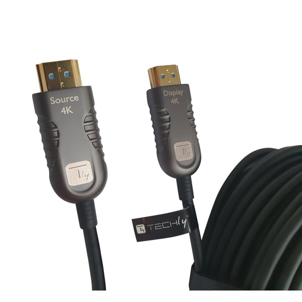 HDMI 2.0 4K60Hz 15m aktivt optisk kabel 18Gbps ICOC HDMI-HY2-015
