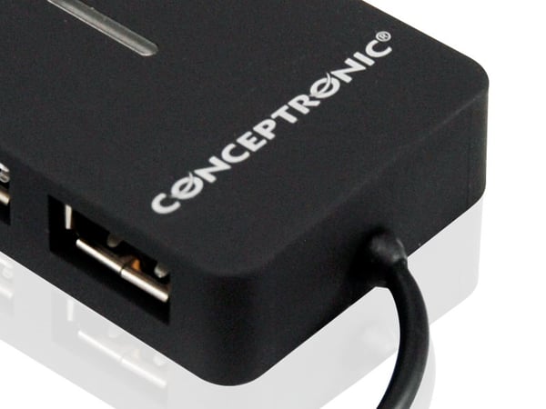 Conceptronic C4PUSB2 gränssnittshubbar 480 Mbit/s