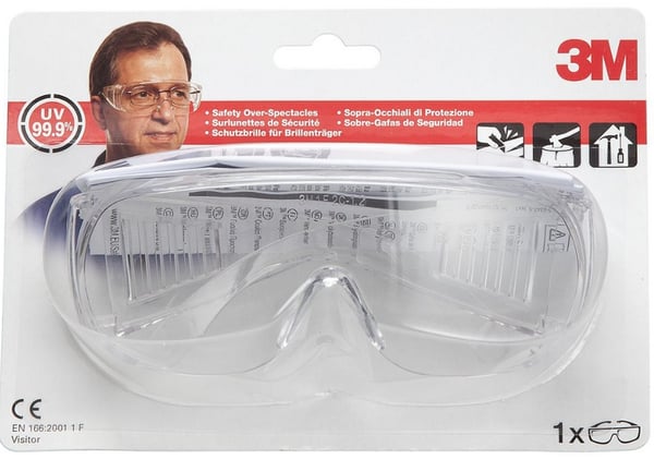 3M VISITOR sikkerhedsbrille & brille Transparent