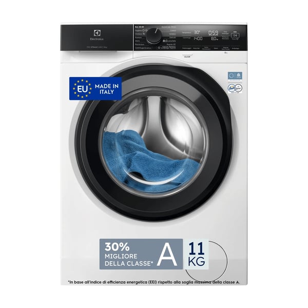 Electrolux EW7F411BG3 vaskemaskine Front-læsning 11 kg 1400 rpm Hvid