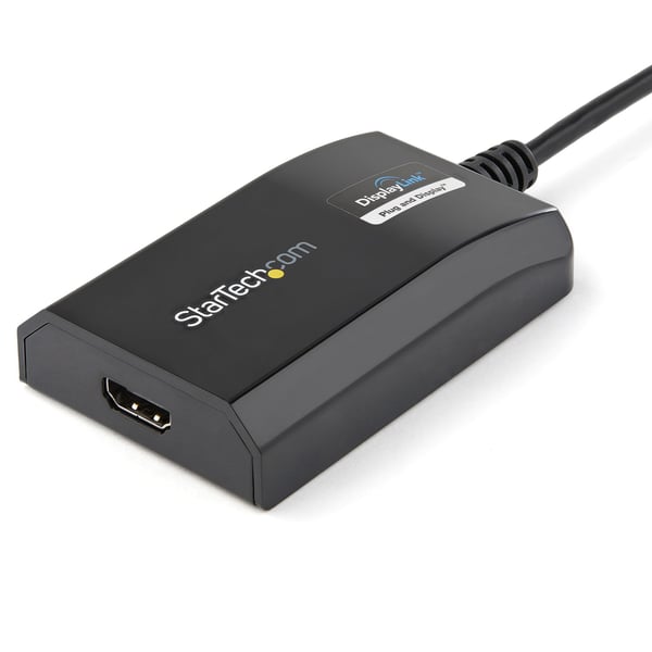 StarTech.com USB32HDPRO USB grafisk adapter 1920 x 1200 pixel Sort