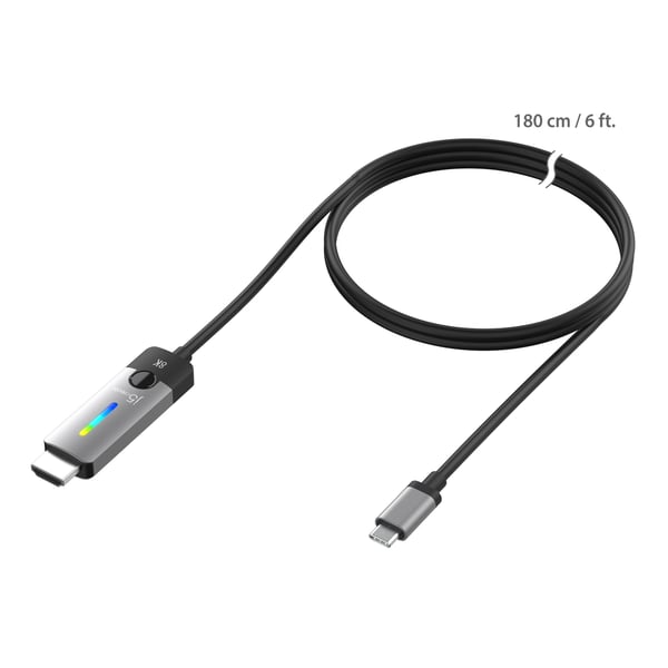 j5create JCC157-N USB-C® till HDMI™ 2.1 8K-kabel