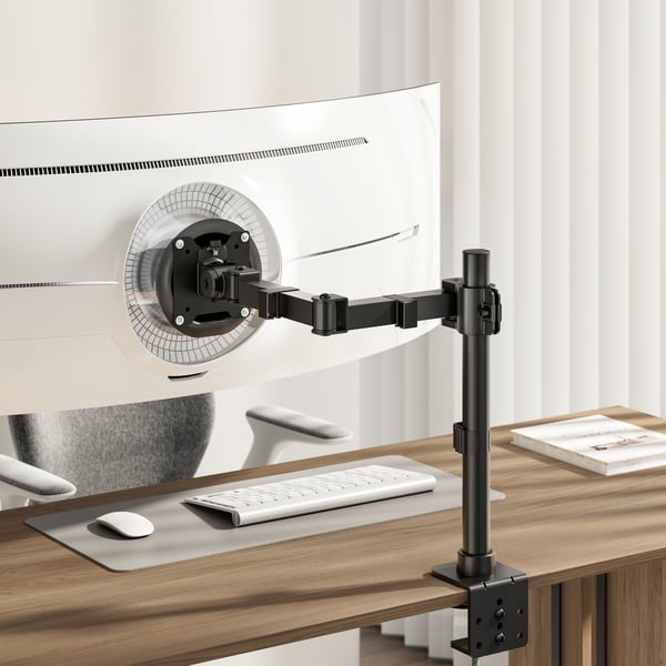 Equip 650175 skærmbeslag og -stativer 124,5 cm (49") Skrivebord Sort