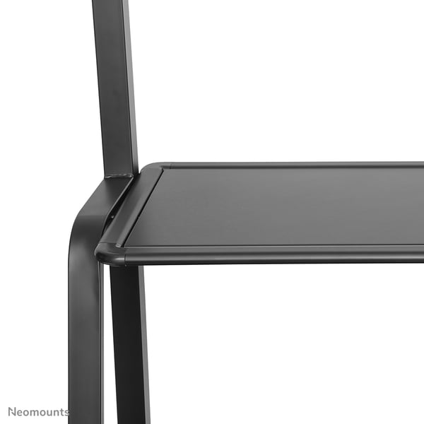 Neomounts NS-M4000BLACK multimedialaitteiden kärry ja teline Musta Kiinteä lattiajalusta
