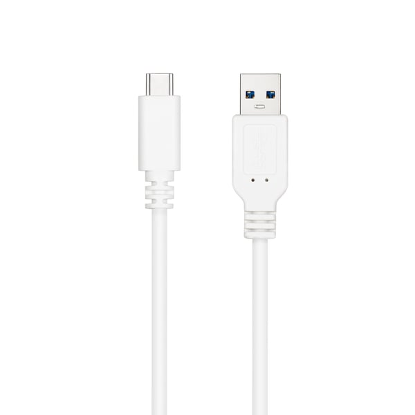 Nanocable 10.01.4000-W USB-kablar USB 3.2 Gen 2 (3.1 Gen 2) 0,5 m USB C USB A 10 Gbit/s Vit