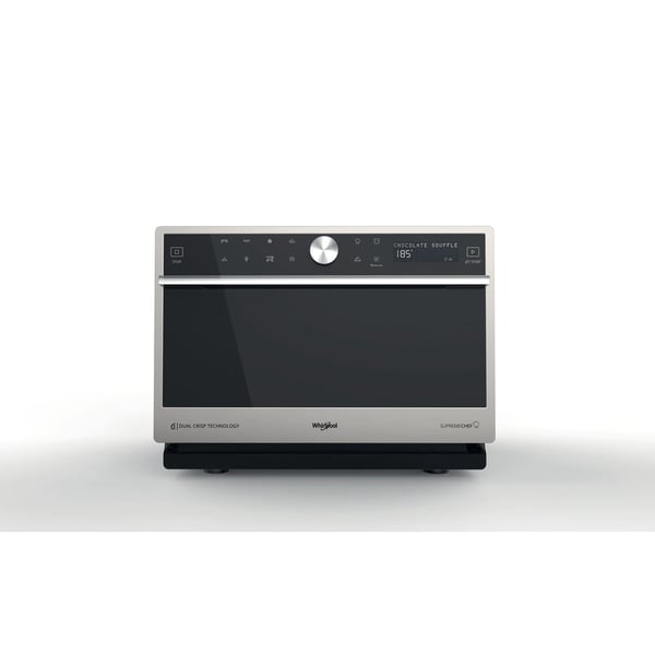 Whirlpool Supreme Chef MWSC 9133 SX Musta, Ruostumaton teräs Yhdistelmämikroaaltouuni Pöytämalli 33 L 1000 W