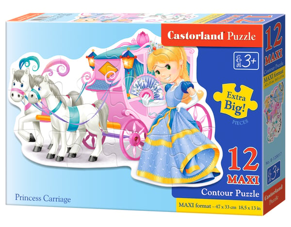 12 maxipussel - Prinsessvagn CASTOR 12 maxipussel - Prinsessvagn CASTOR