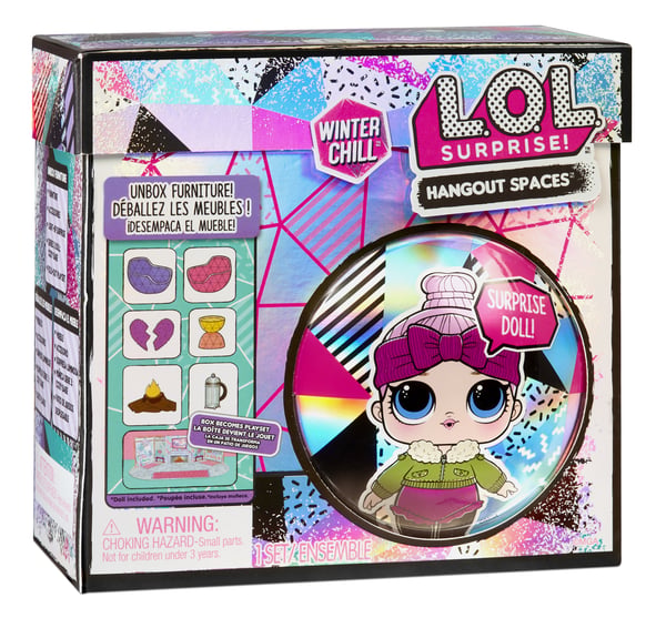 L.O.L. Surprise! Winter Chill Spaces Playset with Doll- Style 1