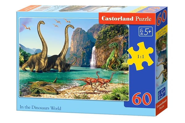 Pussel 60 Dinosaurievärlden CASTOR Pussel 60 Dinosaurievärlden CASTOR