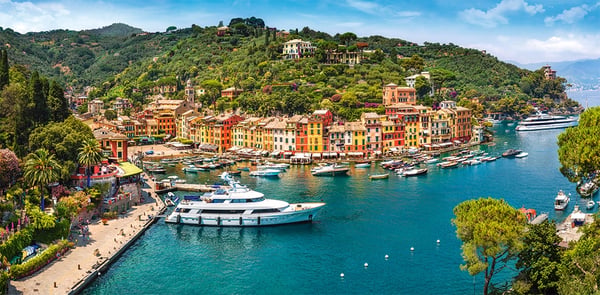 Pussel 4000 Utsikt över Portofino CASTOR