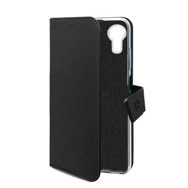 Celly WALLY1070 mobiltelefon etui 16,8 cm (6.6") Tegnebogsetui Sort