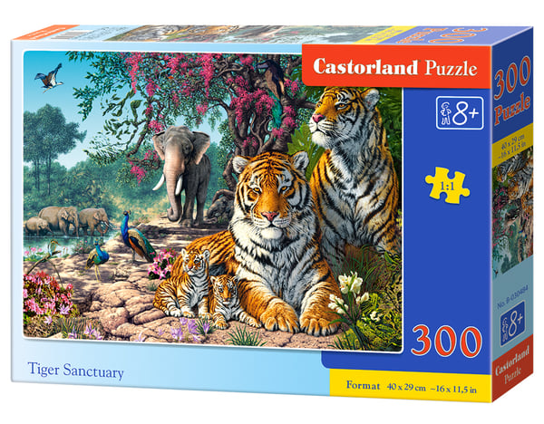 Castorland Tiger Sanctuary 300 pcs puzzle Kuviopalapeli Eläimet