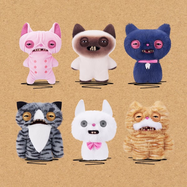 Hug-A-Lumps Fuggler Alley Cats 23 cm Assortment