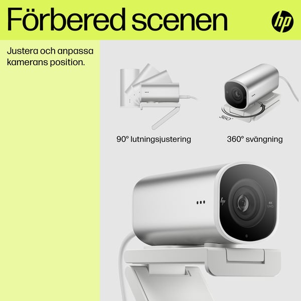HP 960 4K-webbkamera för streaming