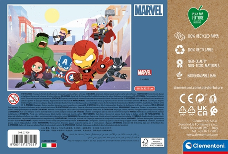 Clementoni Marvel Avengers Kontur puslespil 104 stk Kunst