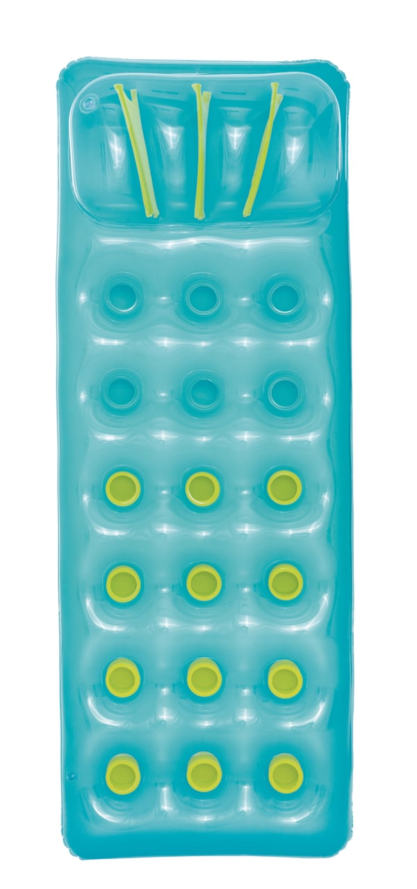 Bestway 43015 pool- och badmadrass Grön, Transparent, Gul Vinyl
