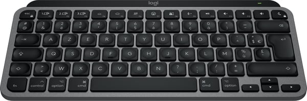 Logitech MX Keys Mini For Mac tastatur Hjemme/kontor Bluetooth AZERTY Fransk Sort, Grå