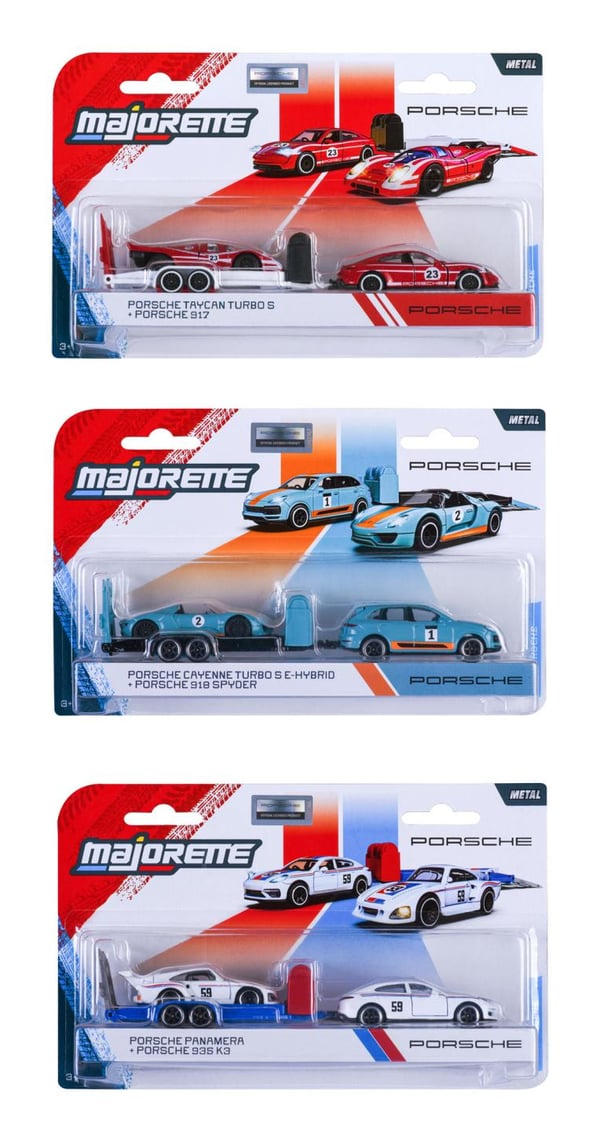 Majorette Porsche Deluxe Trailer
