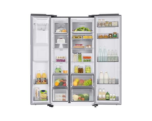 Samsung RS6GA884CSL/EG Kombinerad kyl/frys side-by-side Fristående 635 l Rostfritt stål