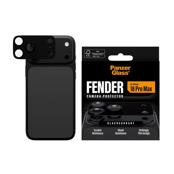PanzerGlass ® Fender Camera Lens Protector Blackcurrant iPhone 2026 Pro Max Kirkas näytönsuoja 1 kpl