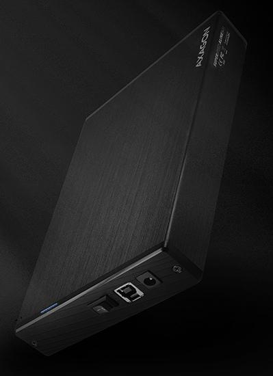 Axagon EE35-XA3 Hölje för lagringsenheter HDD-hölje Svart 3.5"