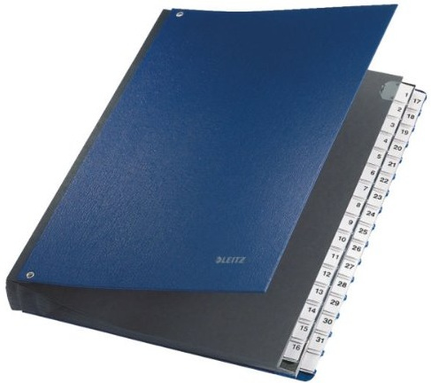 Leitz 59310035 dokumentmapp med indexflik Blå Polypropylen (PP)