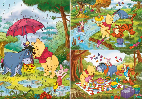 Clementoni Disney Winnie the Pooh Puslespil 48 stk Tegnefilm