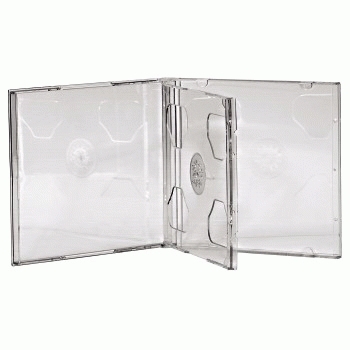 Hama CD Double Jewel Case, Pack 5 2 diskar Transparent