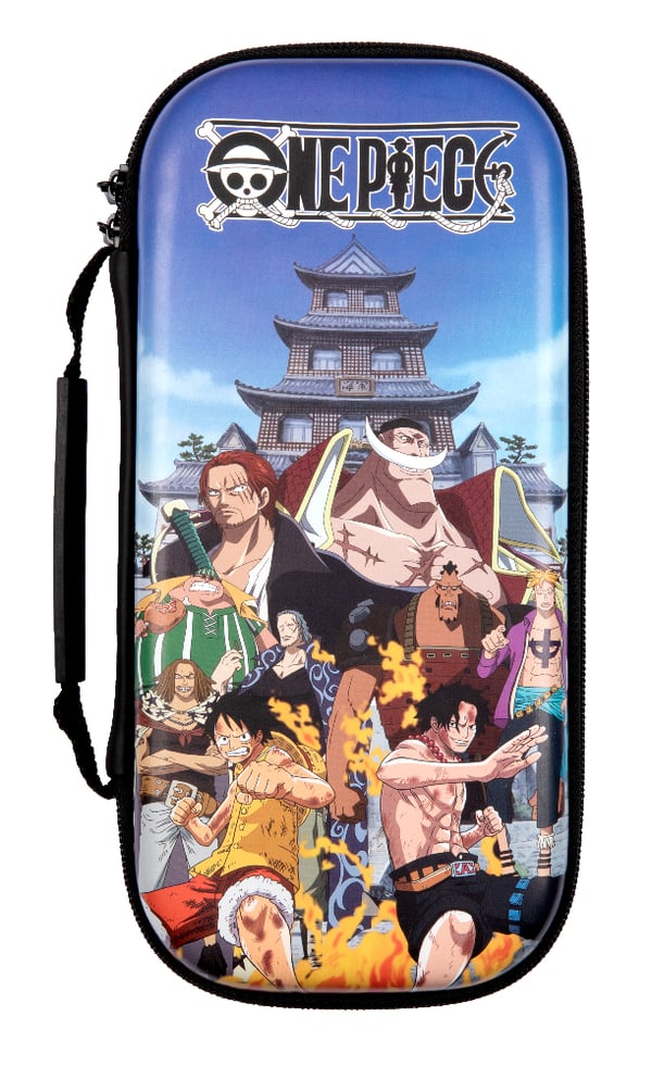 Konix One Piece - Marineford Hårt fodral Nintendo Nylon, Polyvinylklorid (PVC) Blå, Multifärg