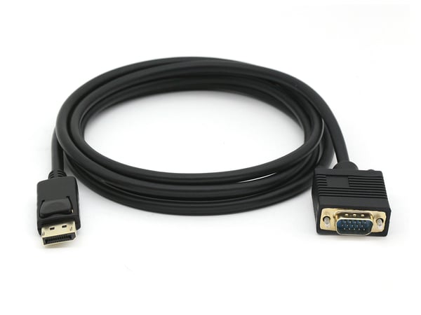 Equip 119338 videokaapeli-adapteri 2 m VGA (D-Sub) DisplayPort Musta