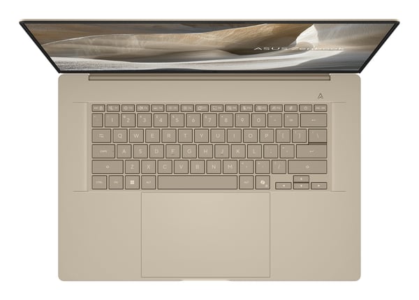 ASUS Zenbook A16 UX3607QA Copilot+ PC Snapdragon X1-26-100 Laptop 40,6 cm (16") WUXGA 16 GB LPDDR5x-SDRAM 512 GB SSD Wi-Fi 6E (802.11ax) Windows 11 Home Beige
