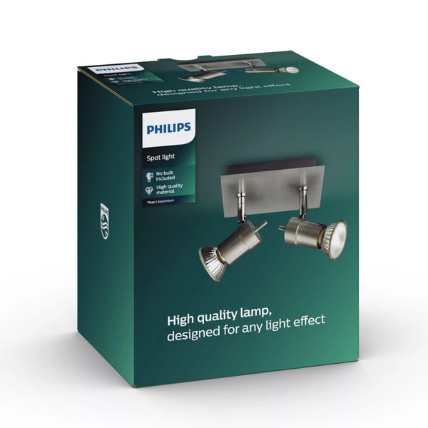 Philips Titan lofts- og vægspot 2x