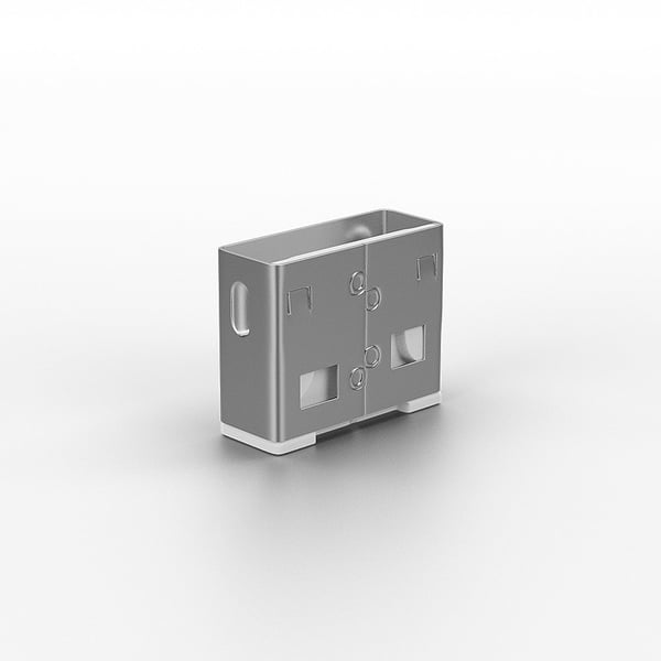 Lindy 40464 portin lukitsin USB A-tyyppi Valkoinen Akryylinitriilibutadieenistyreeni (ABS) 10 kpl