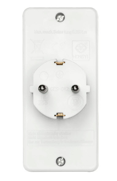 Hama 00108844 strømstik adapter Type F Universel Hvid