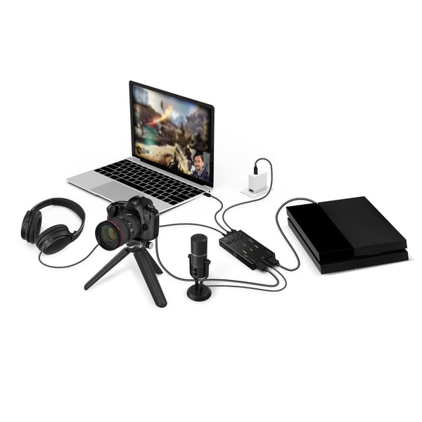 j5create JVA06-N Dubbelt HDMI™-videoinspelningskort
