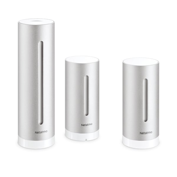 Netatmo NBU-NWS-NIM-EU digital väderstation Silver AC/Batteri Wi-Fi